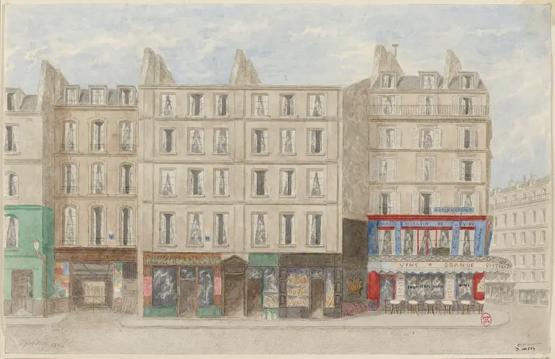 Rue Beaubourg Nº15 à 19, 4ème arrondissement av Jules Gaildrau