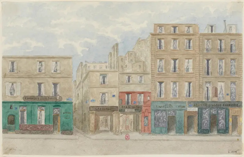Rue Beaubourg Nº37 à 45, 3. Arrondissement von Jules Gaildrau