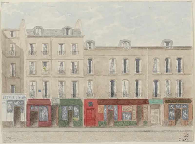 Rue Beaubourg nº47 et 49, 3ème arrondissement av Jules Gaildrau