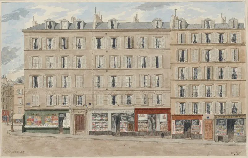 Rue d’Amsterdam nº34 et 36, 9ème arrondissement av Jules Gaildrau