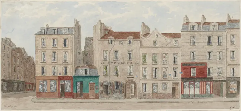 Rue de l’Hôtel Colbert Nº14 à 24, 5ème arrondissement av Jules Gaildrau