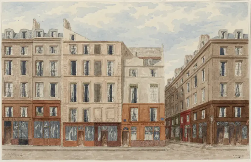 Rue des Deux-Ecus Nº24 à28 (actuelle rue Berger), 1er arrondissement av Jules Gaildrau