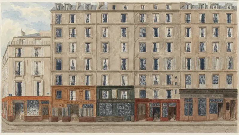 Rue des Deux-Ecus nr 25–31 (nuvarande rue Berger), 1:a arrondissementet av Jules Gaildrau