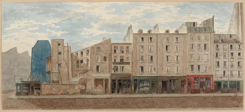 Rue des Filles-Dieu Nº1 à 9 (actuelle rue d’Alexandrie depuis 1897), 2ème arrondissement av Jules Gaildrau