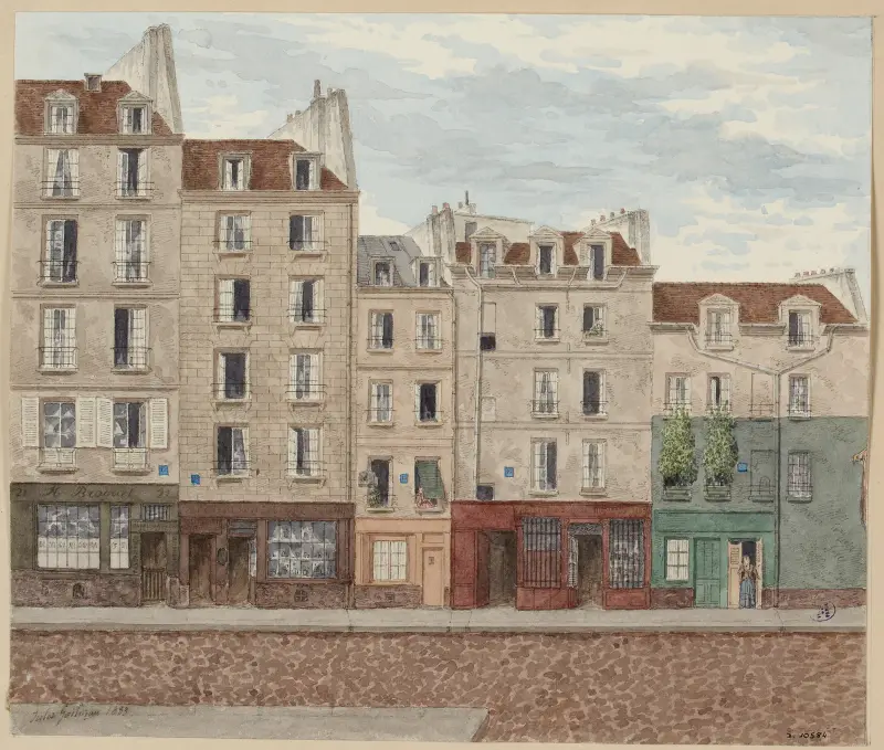 Rue des Filles-Dieu Nº21 à 29 (actuelle rue d’Alexandrie depuis 1897), 2ème arrondissement av Jules Gaildrau