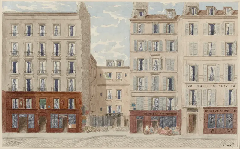 Rue du Four nr 20–26, 6:e arrondissementet av Jules Gaildrau