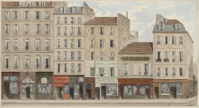 Rue Galande Nº30 à 38, 5ème arrondissement av Jules Gaildrau