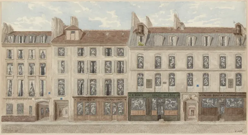 Rue Thévenot nr 14 till 18 (nuvarande rue Réaumur), 3:e arrondissementet av Jules Gaildrau