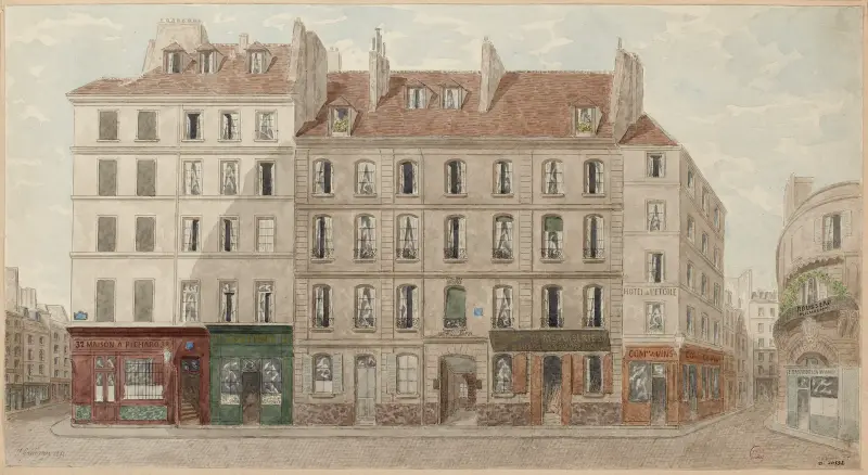 Rue Thévenot nº28 à 32 (nuvarande rue Réaumur), 3:e arrondissementet av Jules Gaildrau