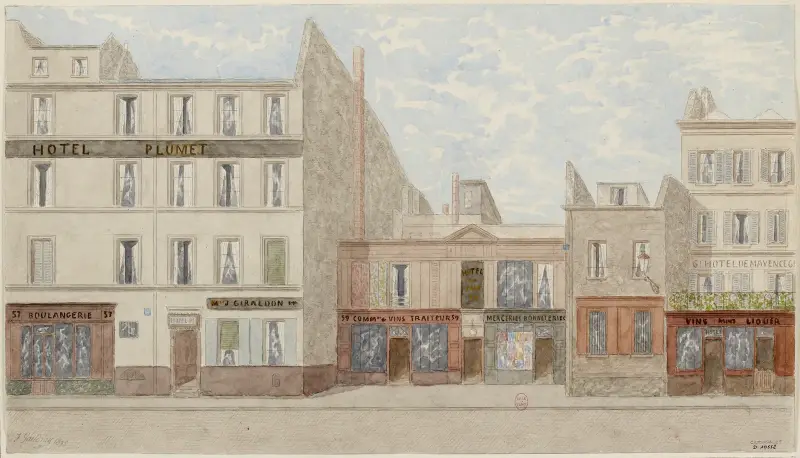 Rue Vaneau nr 57 till 61, 7:e arrondissementet av Jules Gaildrau