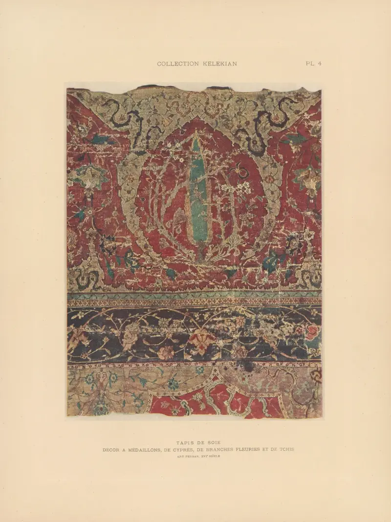 La collection Kelekian; Étoffes & tapis d’Orient & de Venise Pl.004 av Jules Guiffrey