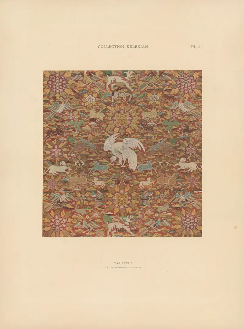 La collection Kelekian; Étoffes & tapis d’Orient & de Venise Pl.014 av Jules Guiffrey
