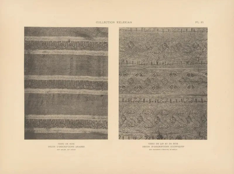 La collection Kelekian; Étoffes & tapis d’Orient & de Venise Pl.021 av Jules Guiffrey