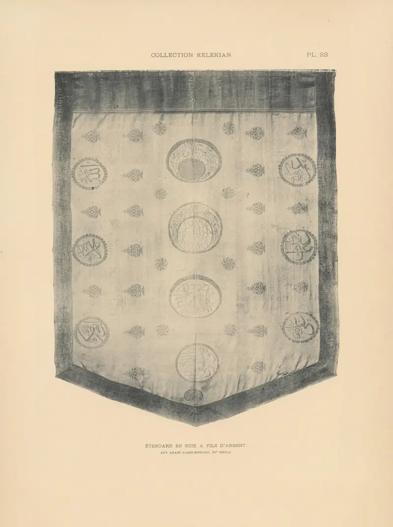 La collection Kelekian; Étoffes & tapis d’Orient & de Venise Pl.023 av Jules Guiffrey