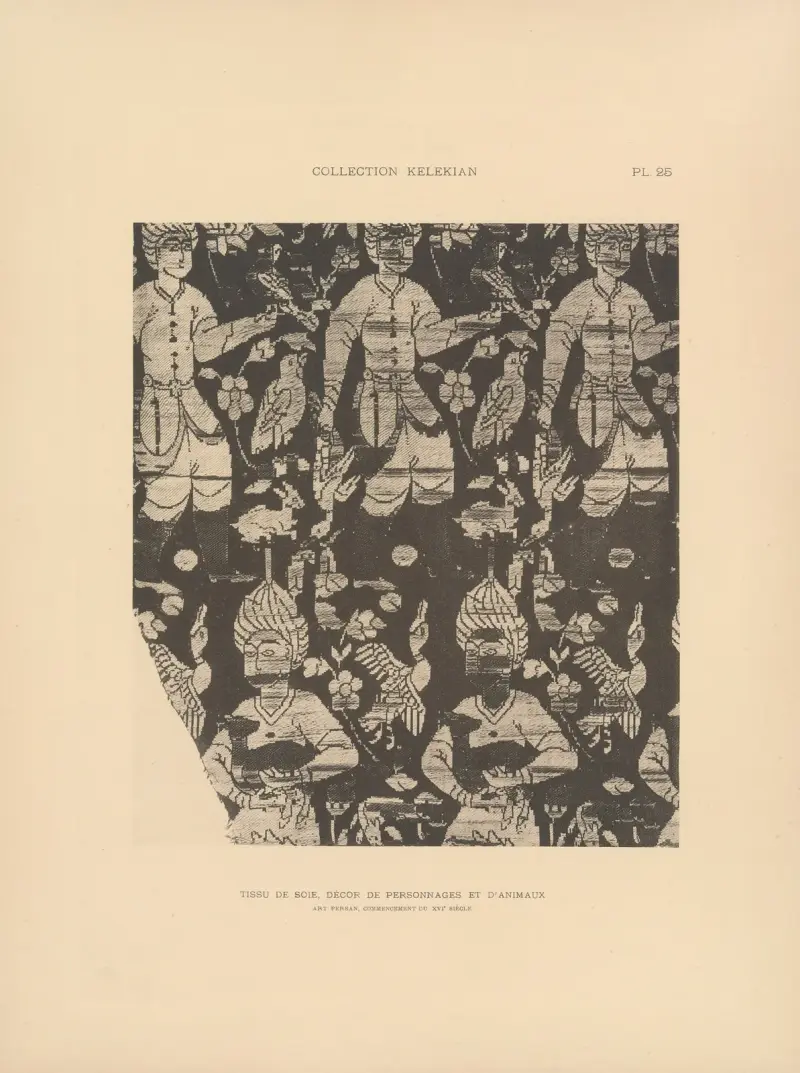 La collection Kelekian; Étoffes & tapis d’Orient & de Venise Pl.025 av Jules Guiffrey