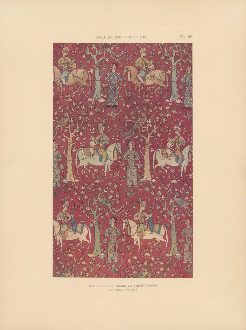 La collection Kelekian; Étoffes & tapis d’Orient & de Venise Pl.026 av Jules Guiffrey