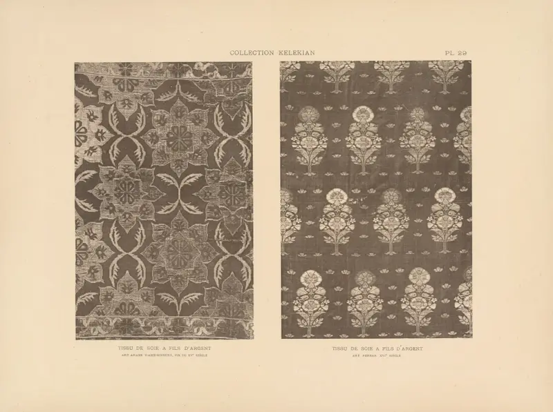 La collection Kelekian; Étoffes & tapis d’Orient & de Venise Pl.029 av Jules Guiffrey