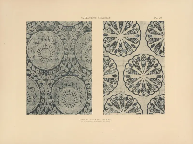 La collection Kelekian; Étoffes & tapis d’Orient & de Venise Pl.030 av Jules Guiffrey