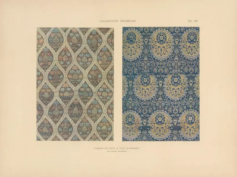 La collection Kelekian; Étoffes & tapis d’Orient & de Venise Pl.033 av Jules Guiffrey