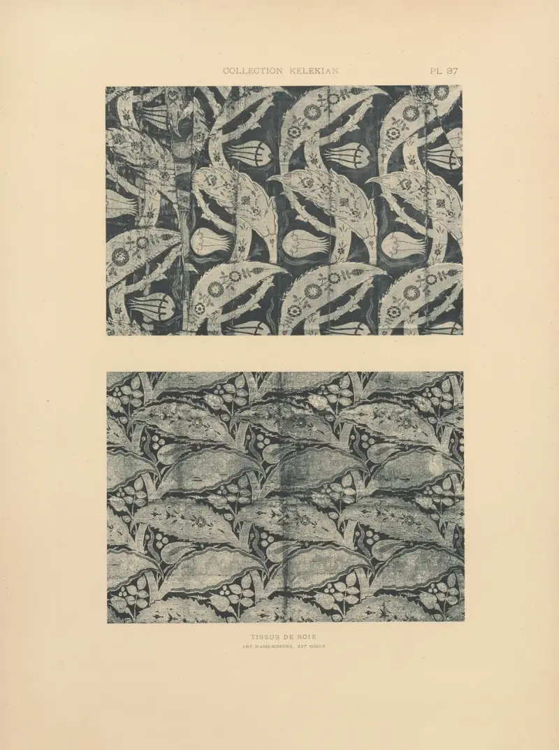 La collection Kelekian; Étoffes & tapis d’Orient & de Venise Pl.036 av Jules Guiffrey
