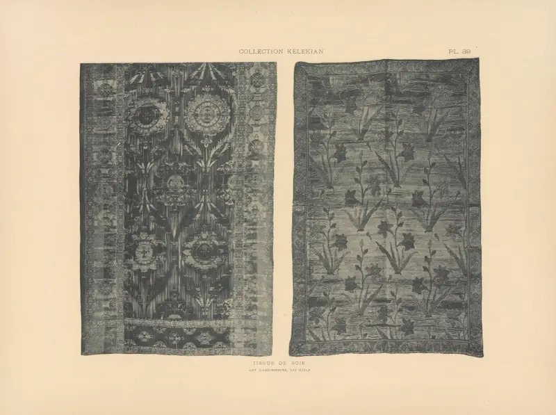 La collection Kelekian; Étoffes & tapis d’Orient & de Venise Pl.039 av Jules Guiffrey
