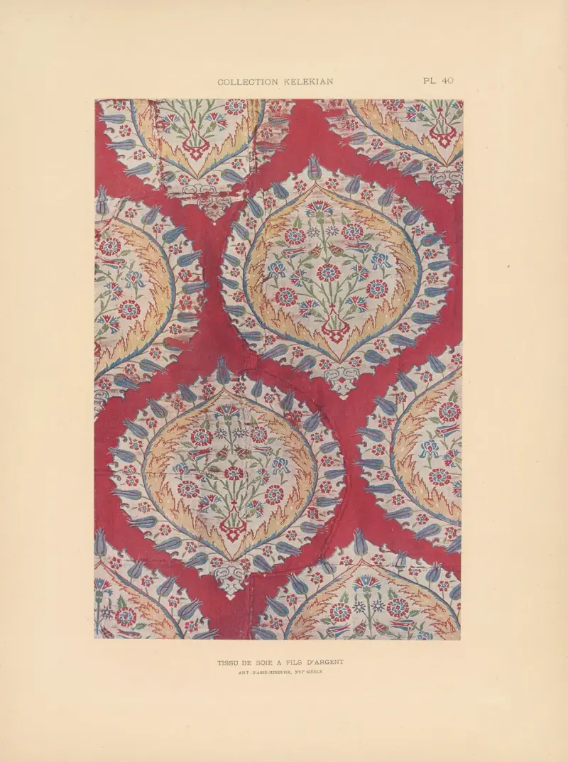 La collection Kelekian; Étoffes & tapis d’Orient & de Venise Pl.040 av Jules Guiffrey