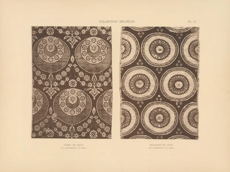 La collection Kelekian; Étoffes & tapis d’Orient & de Venise Pl.041 av Jules Guiffrey