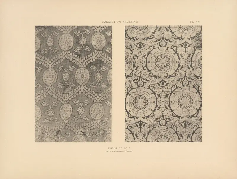 La collection Kelekian; Étoffes & tapis d’Orient & de Venise Pl.044 av Jules Guiffrey