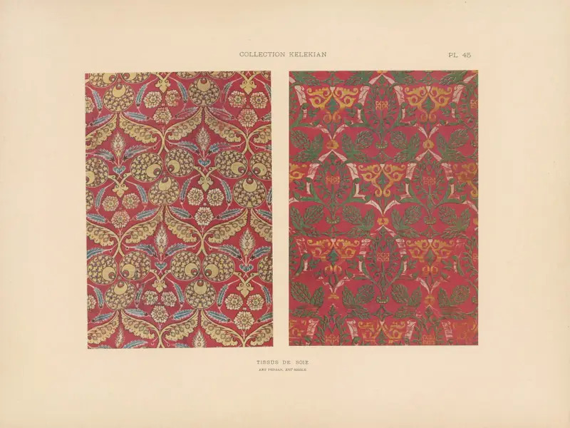 La collection Kelekian; Étoffes & tapis d’Orient & de Venise Pl.045 av Jules Guiffrey