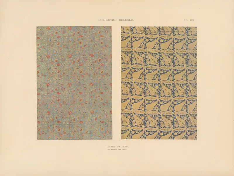 La collection Kelekian; Étoffes & tapis d’Orient & de Venise Pl.050 av Jules Guiffrey