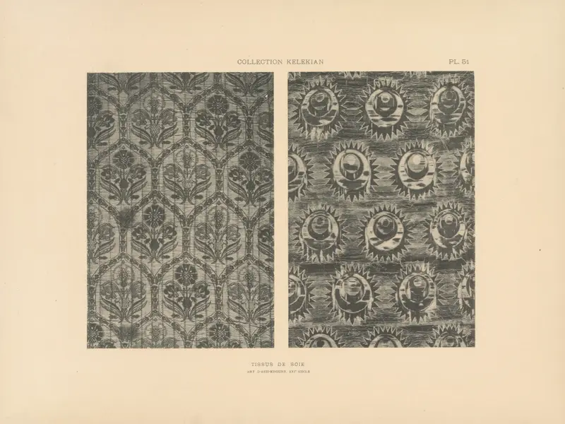 La collection Kelekian; Étoffes & tapis d’Orient & de Venise Pl.051 av Jules Guiffrey