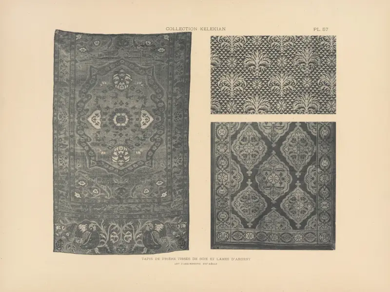 La collection Kelekian; Étoffes & tapis d’Orient & de Venise Pl.057 av Jules Guiffrey