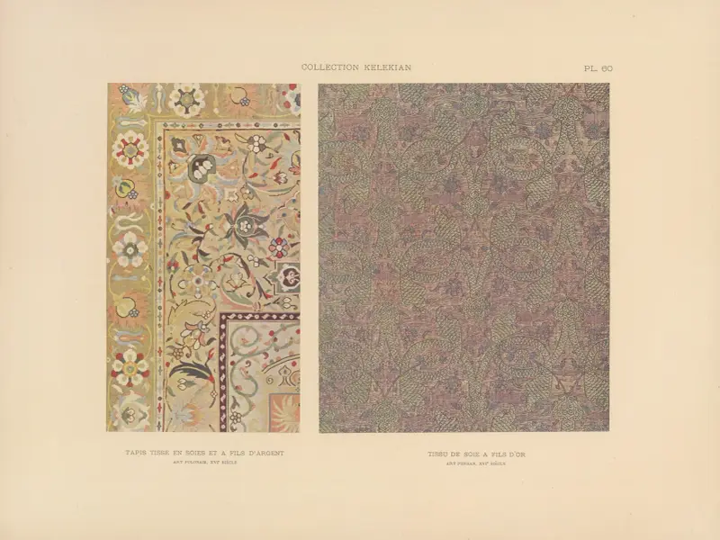 La collection Kelekian; Étoffes & tapis d’Orient & de Venise Pl.060 av Jules Guiffrey