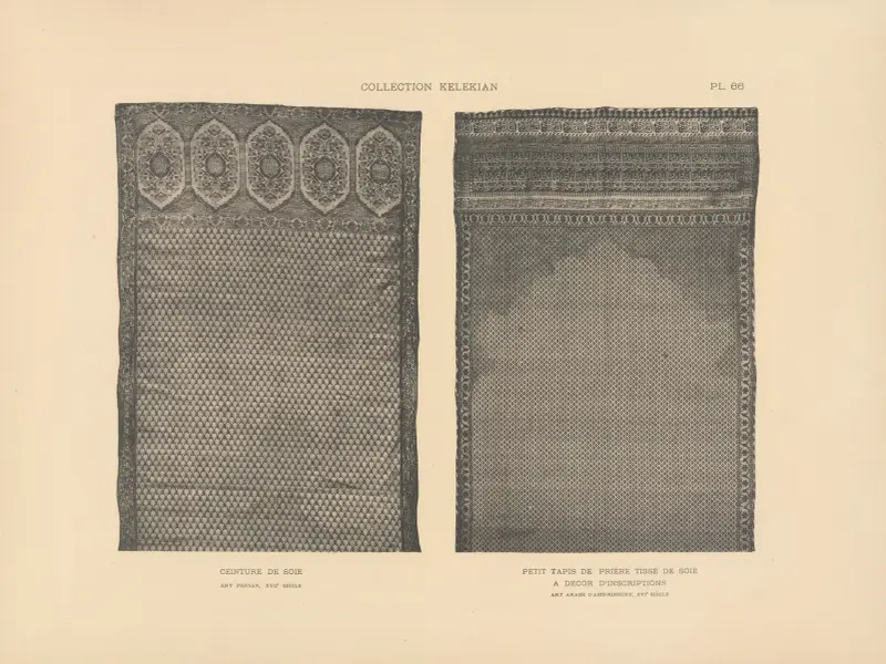 La collection Kelekian; Étoffes & tapis d’Orient & de Venise Pl.066 av Jules Guiffrey