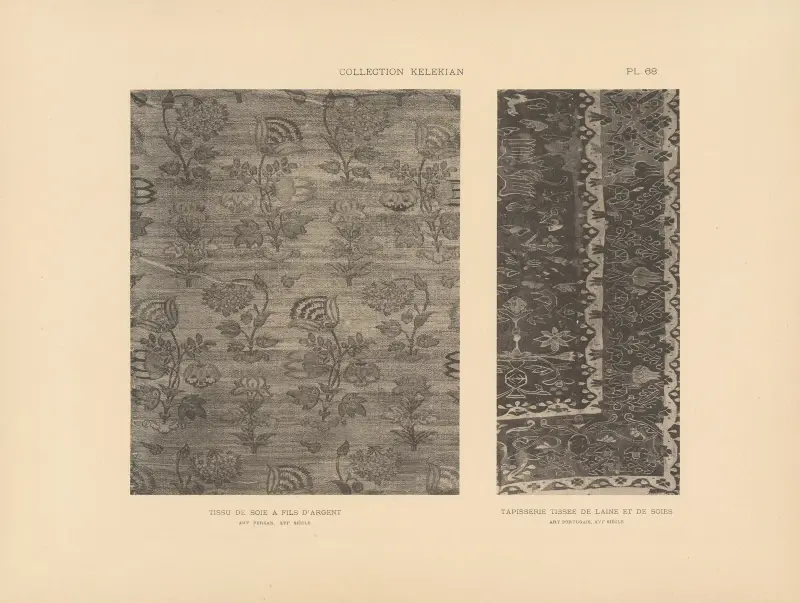 La collection Kelekian; Étoffes & tapis d’Orient & de Venise Pl.068 av Jules Guiffrey
