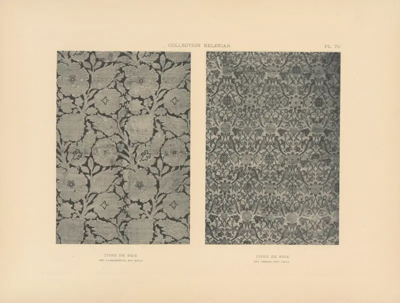La collection Kelekian; Étoffes & tapis d’Orient & de Venise Pl.070 av Jules Guiffrey