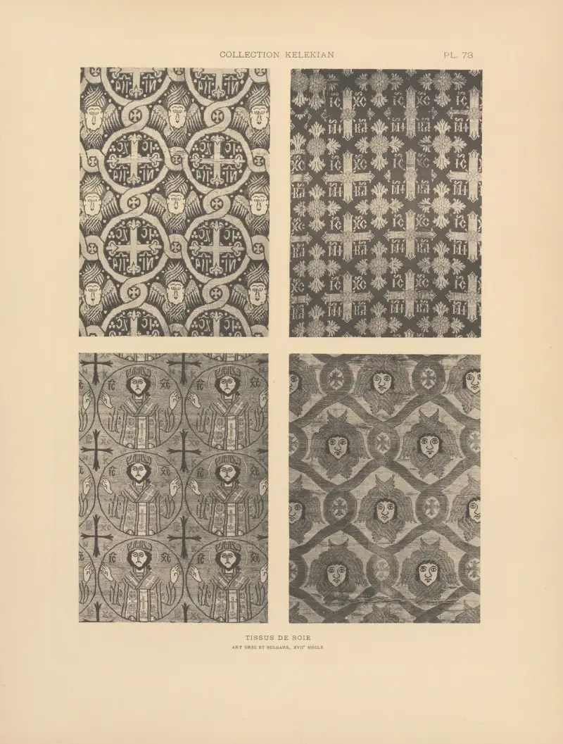La collection Kelekian; Étoffes & tapis d’Orient & de Venise Pl.073 av Jules Guiffrey