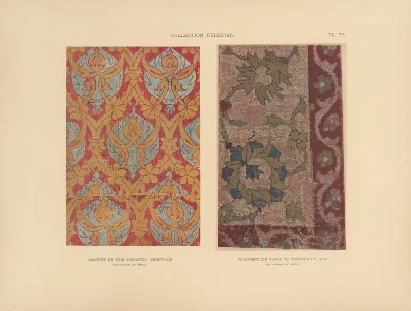 La collection Kelekian; Étoffes & tapis d’Orient & de Venise Pl.076 av Jules Guiffrey