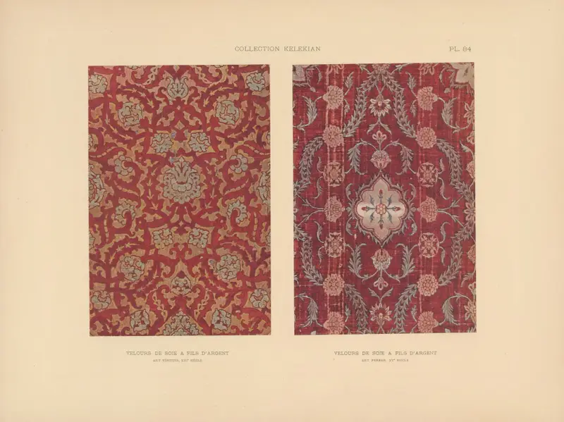 La collection Kelekian; Étoffes & tapis d’Orient & de Venise Pl.084 av Jules Guiffrey