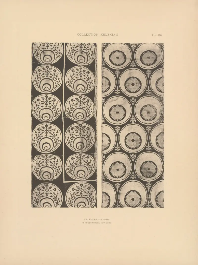 La collection Kelekian; Étoffes & tapis d’Orient & de Venise Pl.089 av Jules Guiffrey