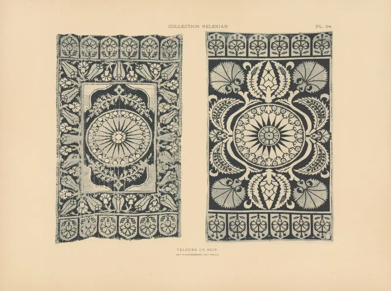 La collection Kelekian; Étoffes & tapis d’Orient & de Venise Pl.094 av Jules Guiffrey
