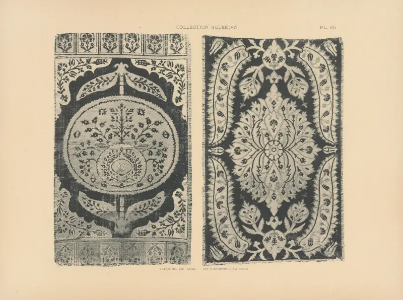 La collection Kelekian; Étoffes & tapis d’Orient & de Venise Pl.095 av Jules Guiffrey