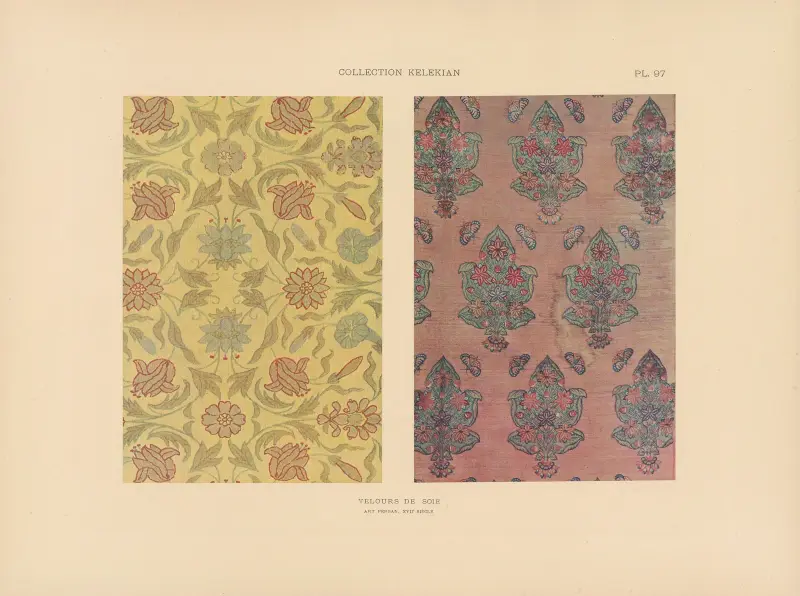 La collection Kelekian; Étoffes & tapis d’Orient & de Venise Pl.097 av Jules Guiffrey