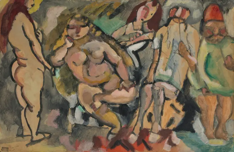 À Tunis av Jules Pascin