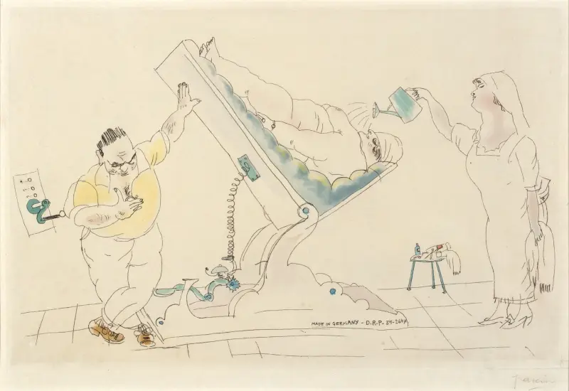 Beauty Parlor–‘Verschonerung’ av Jules Pascin