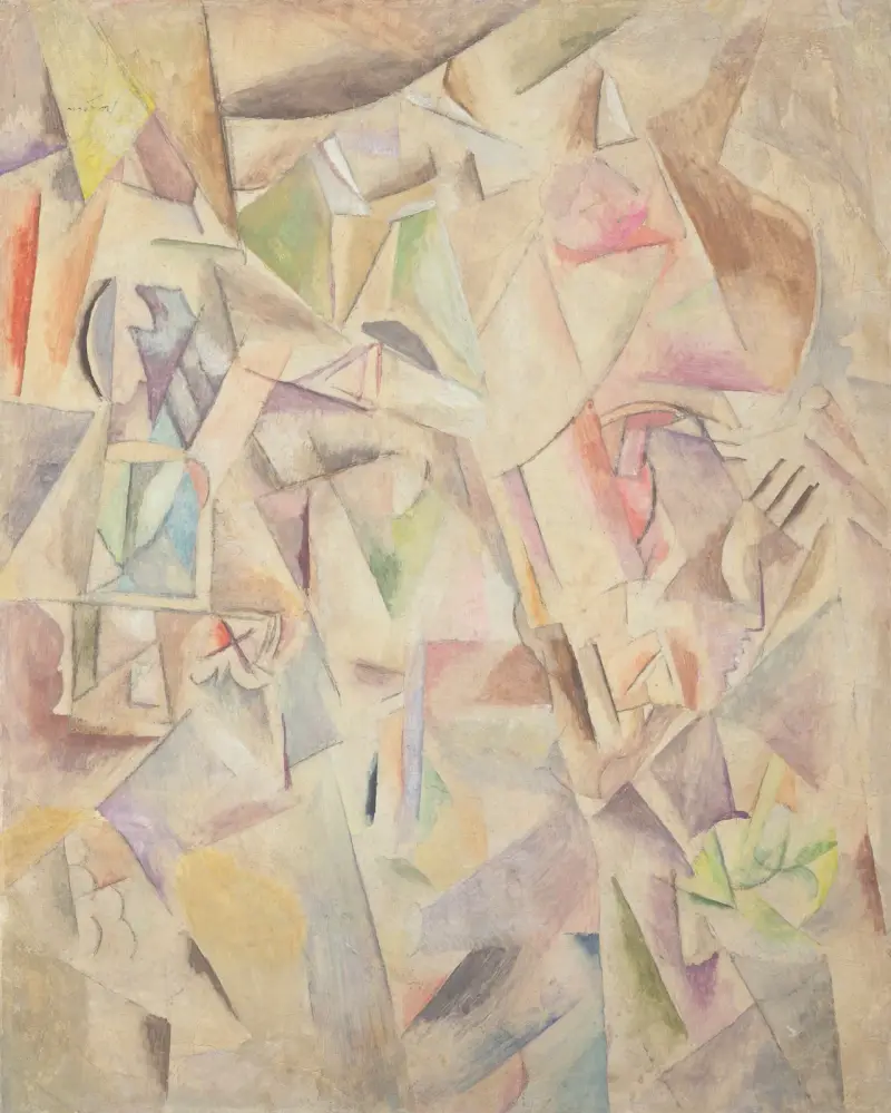 Kubistisk studie av Jules Pascin
