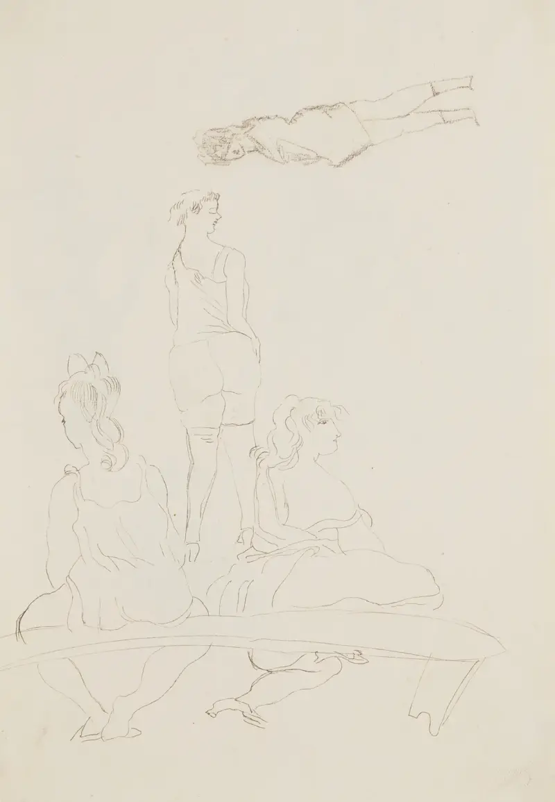 La Banquette av Jules Pascin