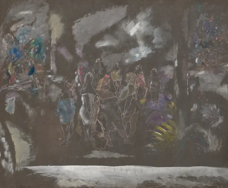 De vackra trädgårdsmästarinnorna av Jules Pascin