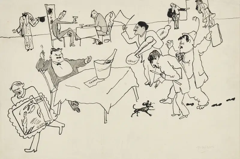 Konsttjuvarna av Jules Pascin