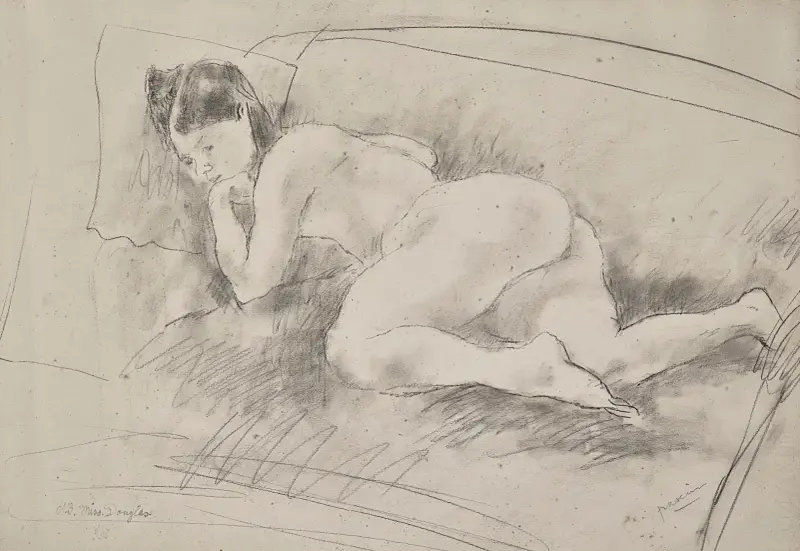 Miss Douglas av Jules Pascin